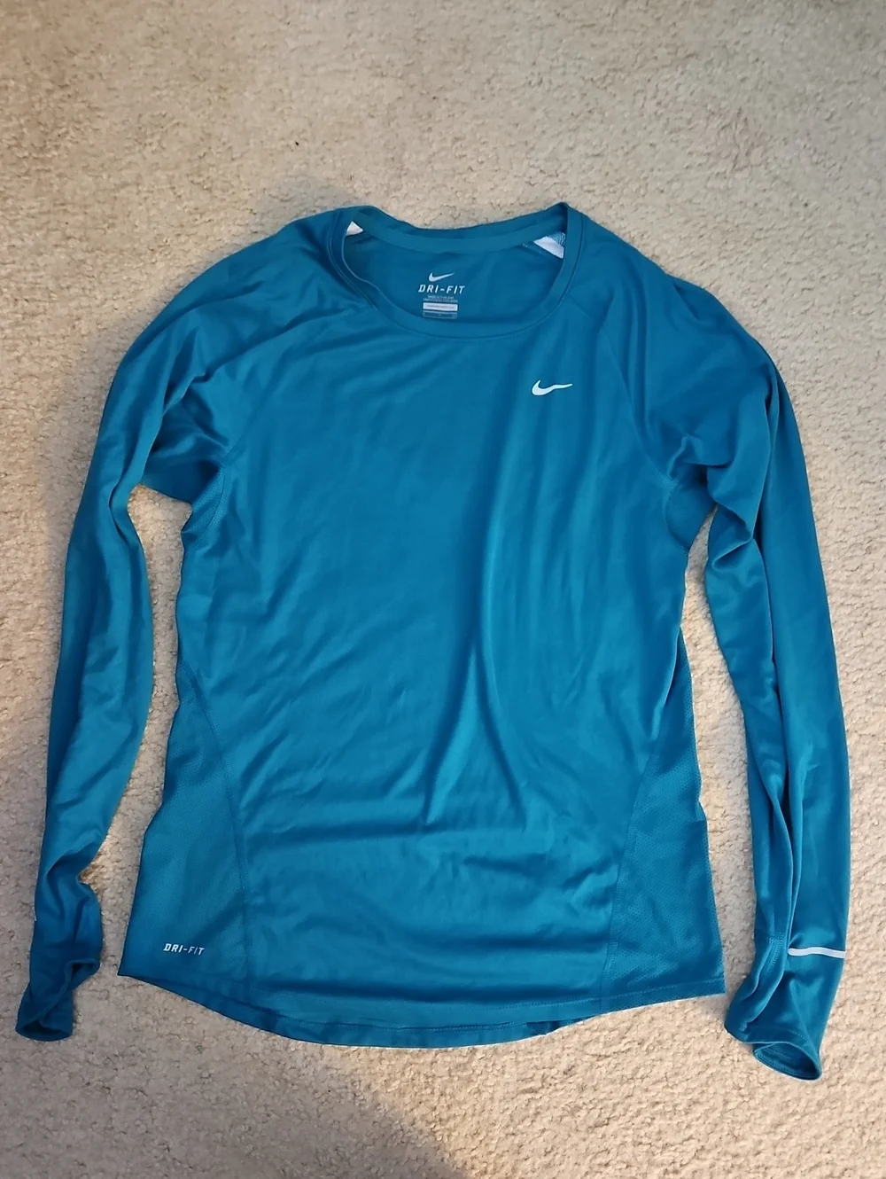 Nike Dri-FIT Long Sleeve Top - Teal